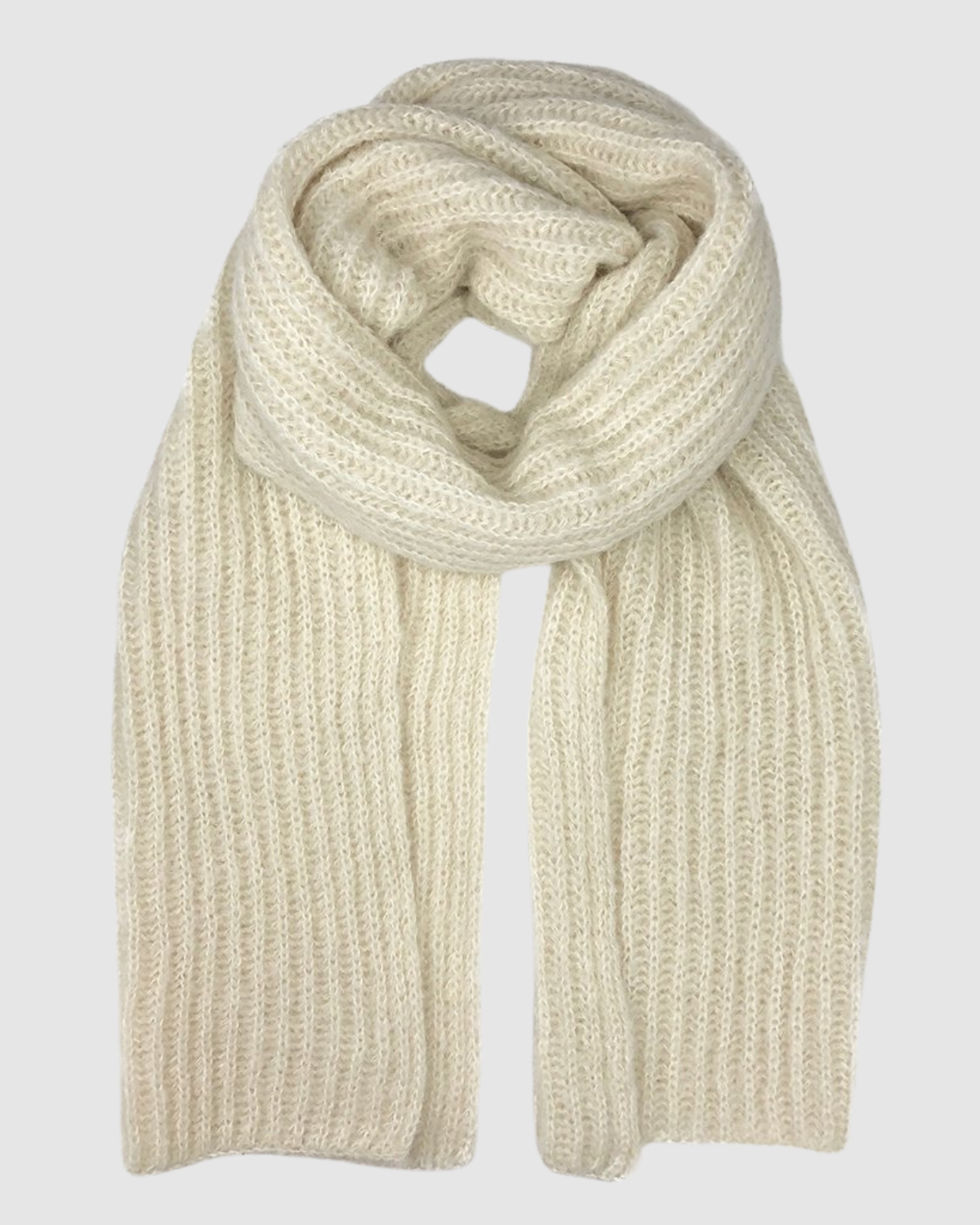 ARIS Chunky Knit Alpaca Scarf | Snow – Eva Stessa Home